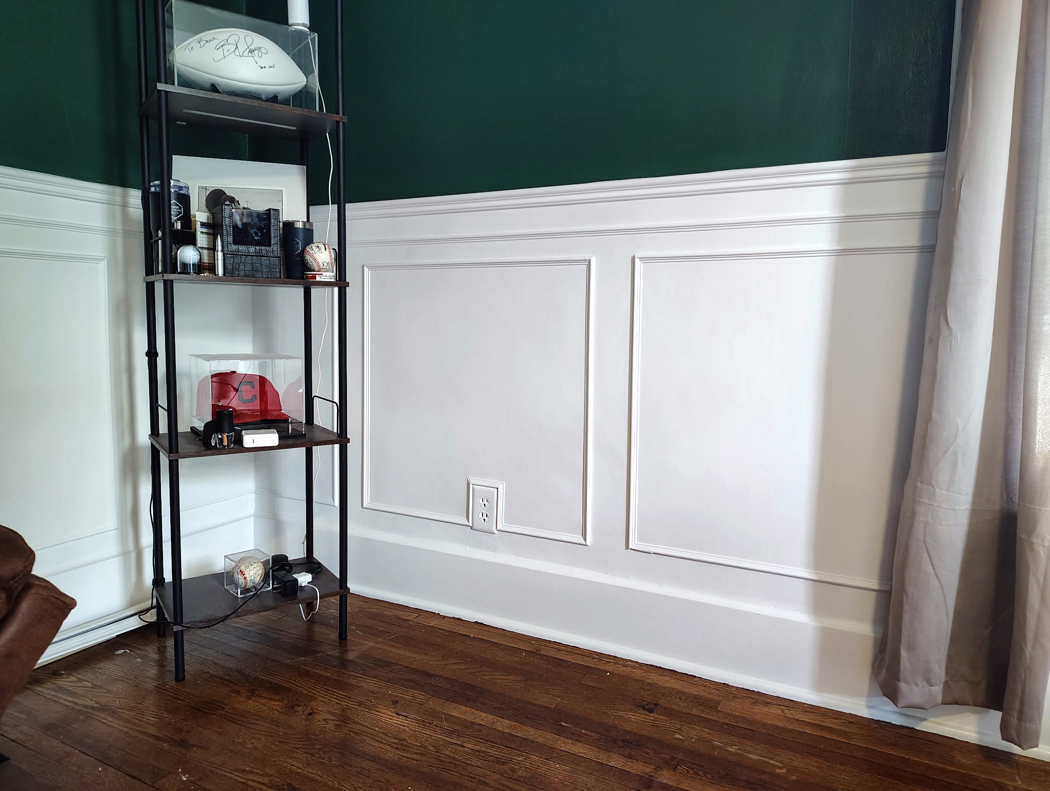 wainscoting dark accent wall painting Marysville OH